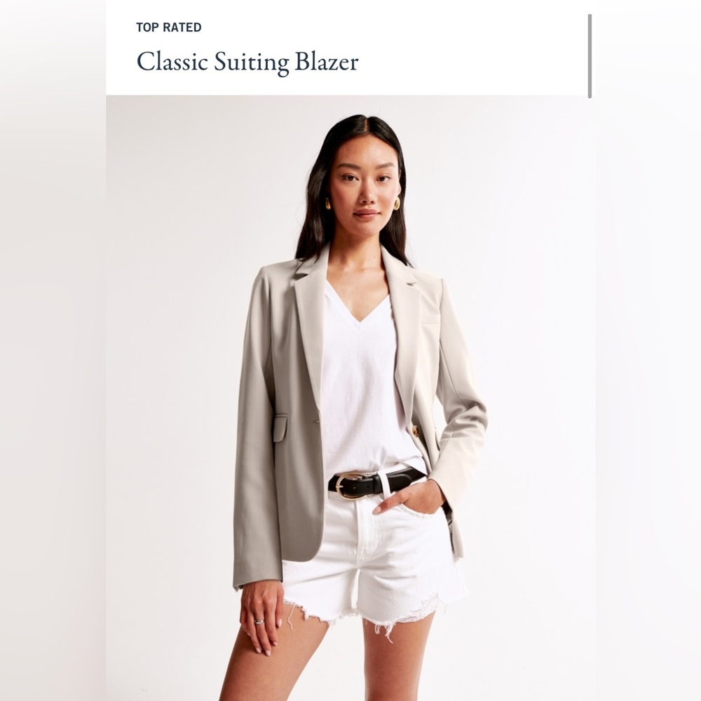 Like-New Condition Abercrombie and Fitch Classic Suiting Blazer - Size L
